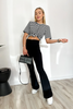 Leggings mit weitem Bein IVA schwarz