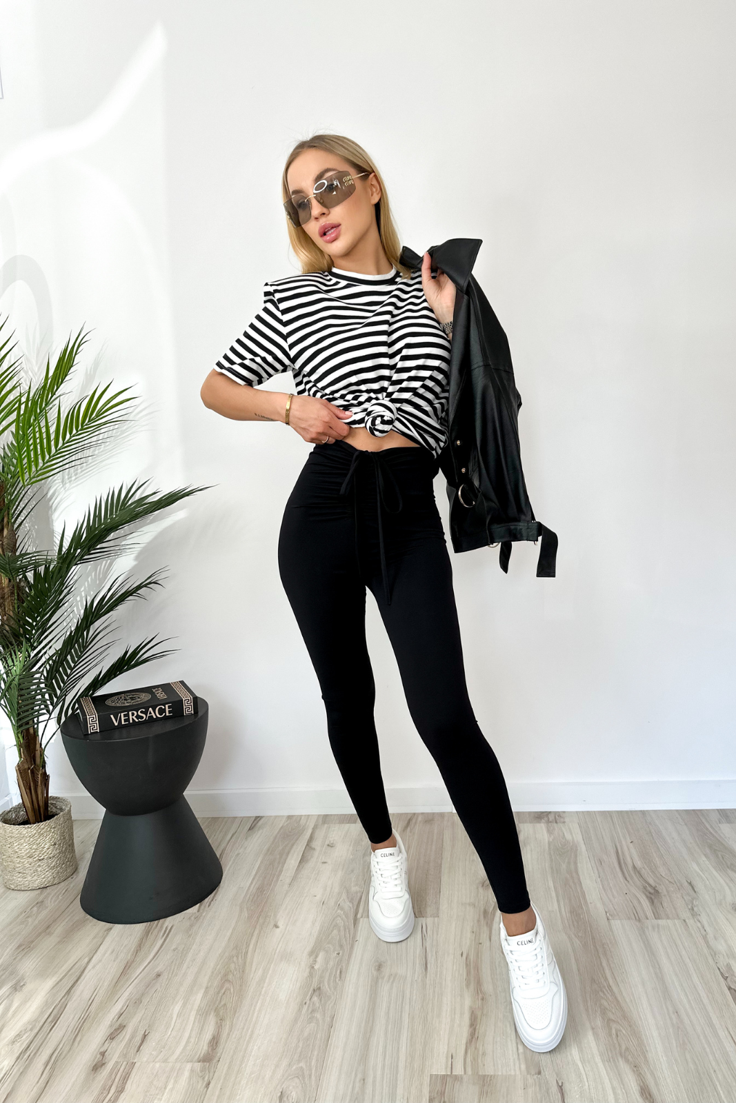 IVA-Rahmenleggings schwarz