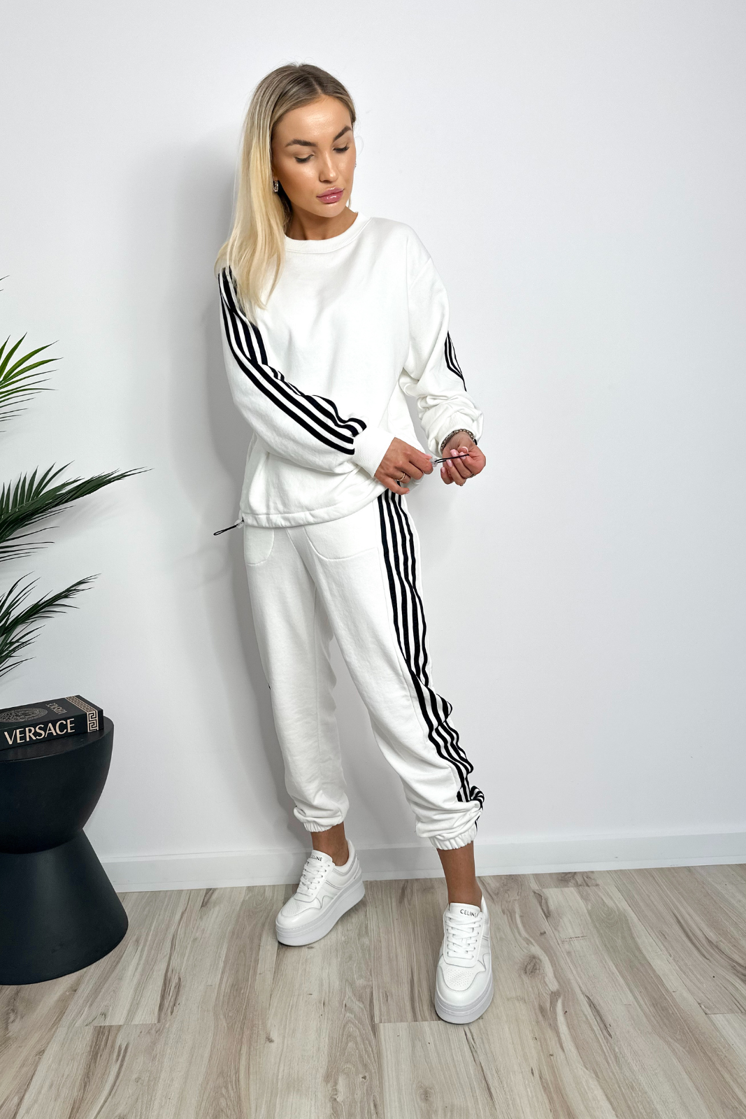 Trainingsanzug Set OLIVIA weiß