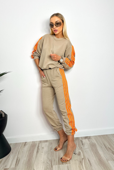 Trainingsanzug Set OLIVIA beige