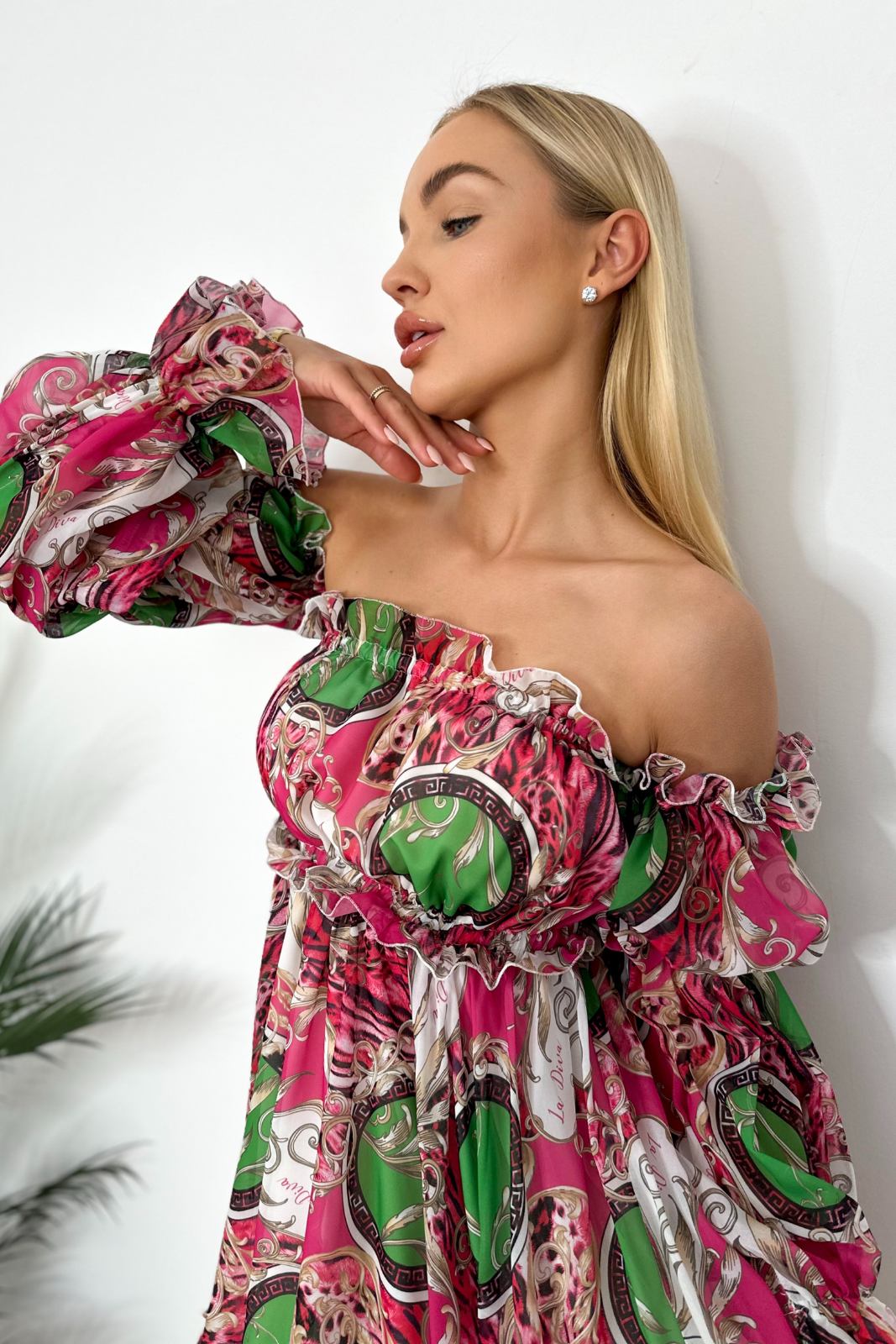 Paillettenkleid BELLA print