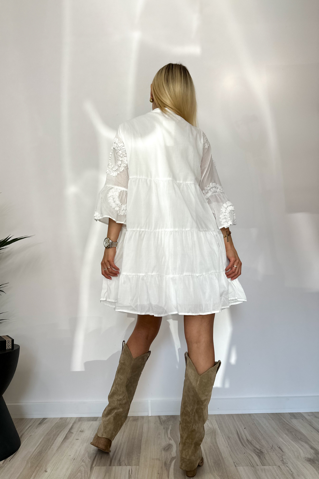 CHERRY weißes Kleid