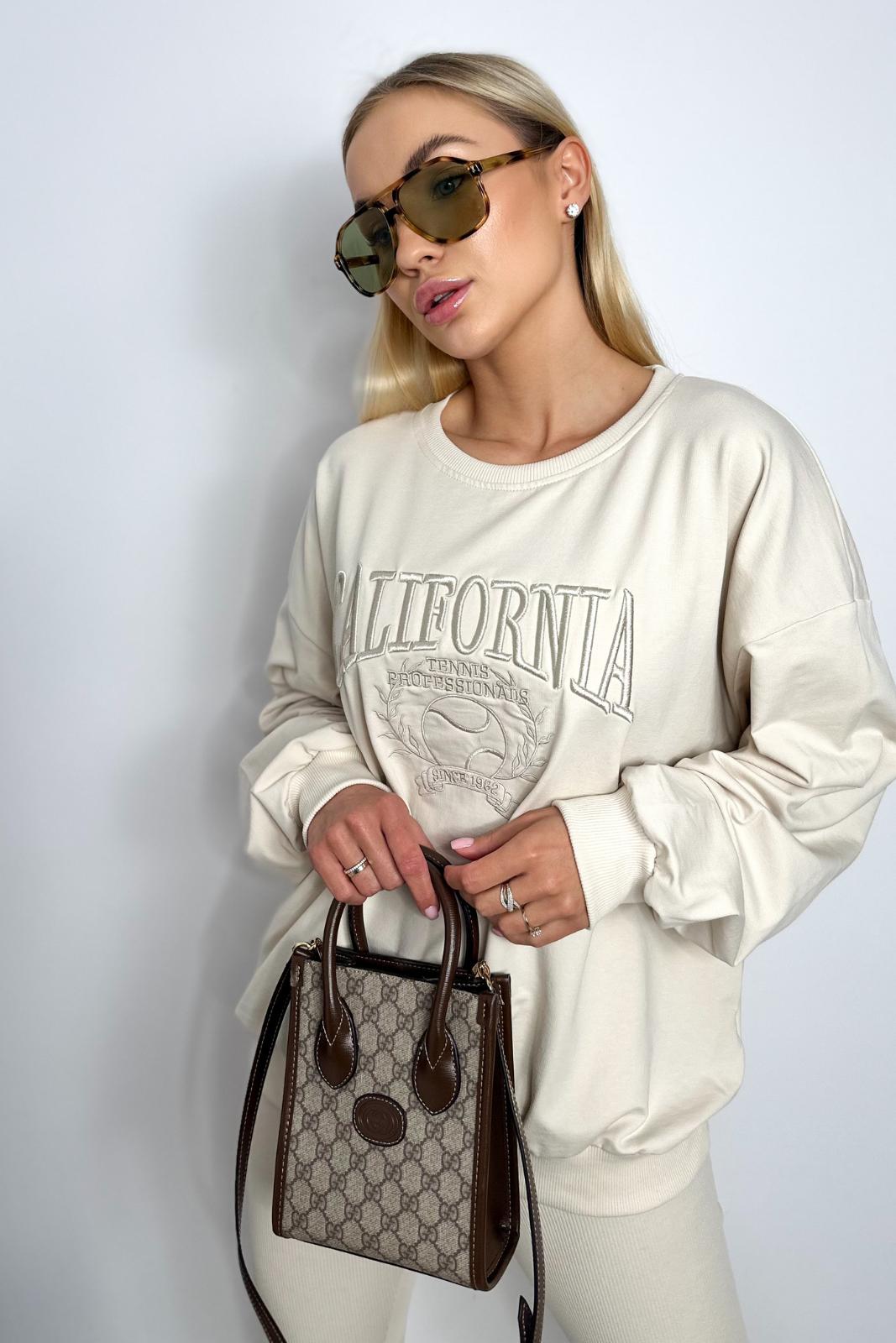 Bluse+Leggings ELLE beige