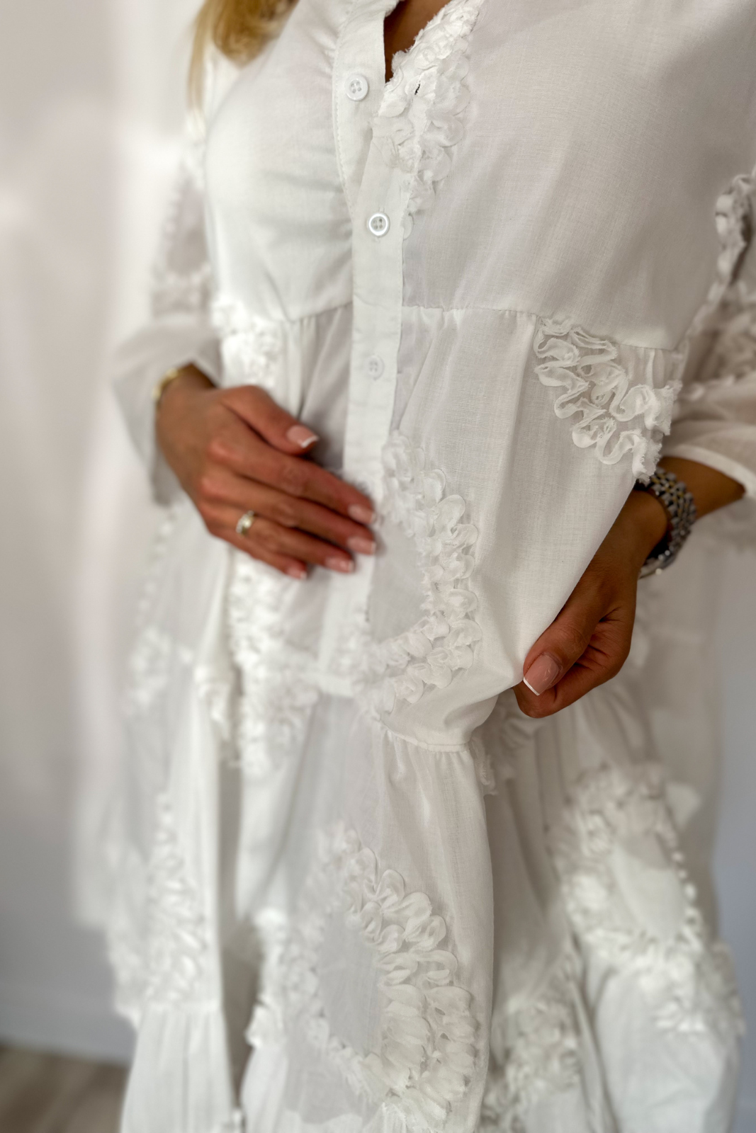 CHERRY weißes Kleid