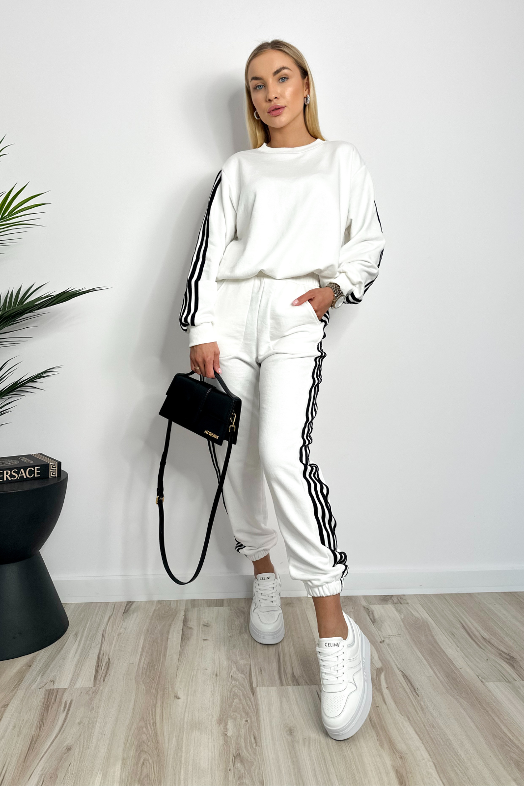 Trainingsanzug Set OLIVIA weiß